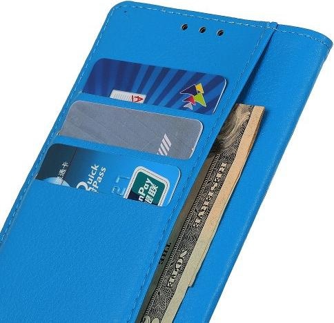 Actual product image Cover-Discount Google Pixel 6 - leather case cover blue (Google Pixel 6)