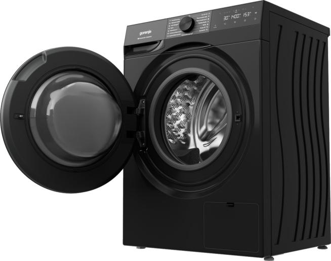 Actual product image Gorenje W 53G484A3P1B Automatic washing machine A-30% 8kg 1400U Wifi inverter motor bw (8 kg, Left)