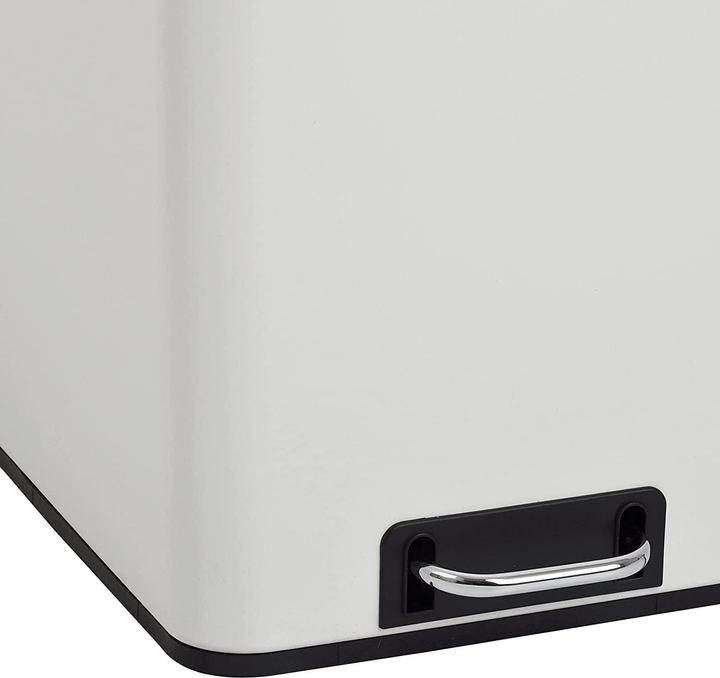 Actual product image Svita TM2X15 Pedal bin, White (30 l)