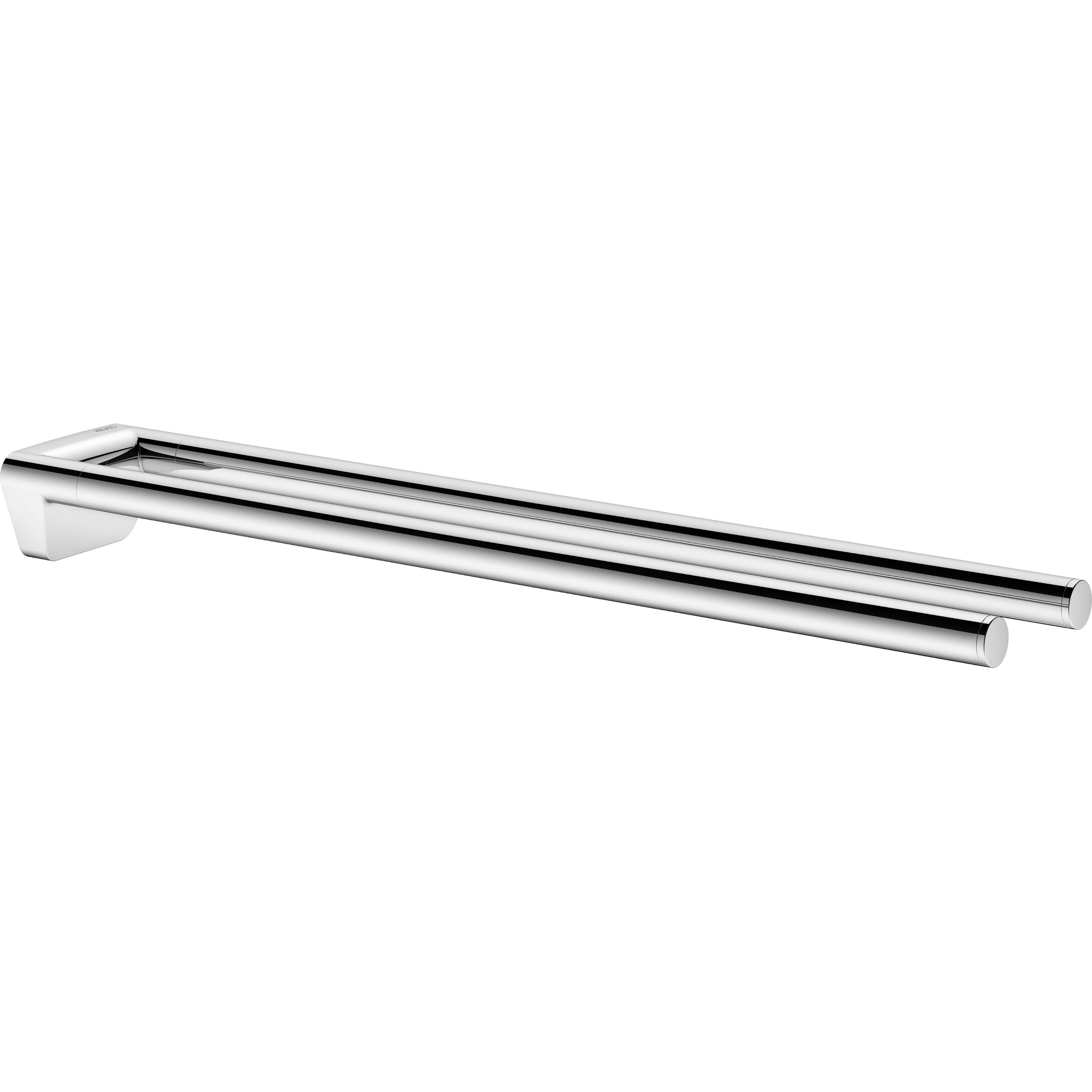 Keuco, Handtuchhalter + Handtuchhaken, Handtuchhalter COLLECTION REVA 2-teilig festst 450mm vc