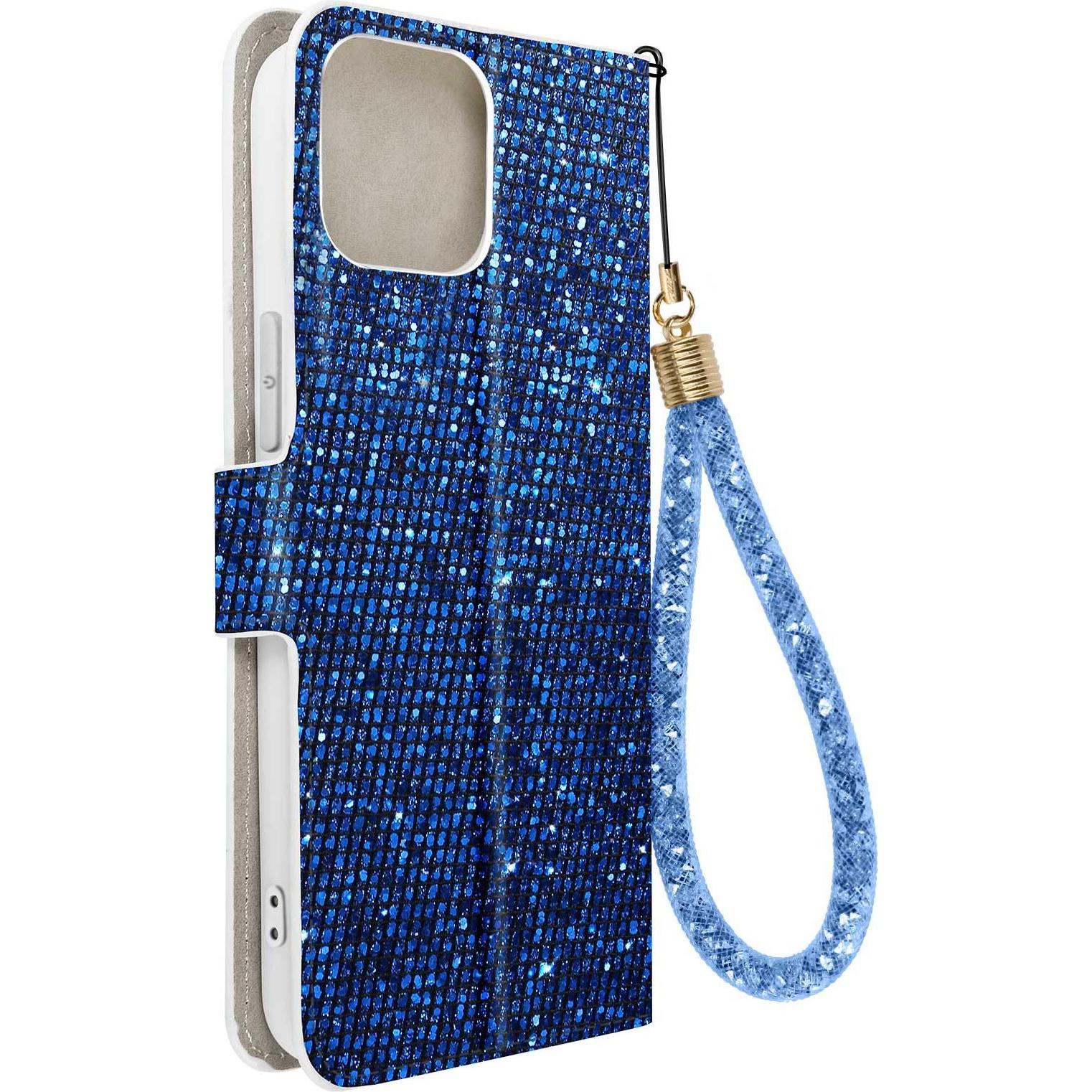 Thumbnail - Avizar Disco Glam Edition Series (Apple iPhone 15 Plus), Smartphone Hülle, Blau