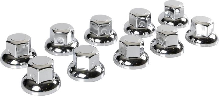Lampa 97973 wieldoppen set van gepolijst roestvrij staal, diameter 33 mm, 40 stuks