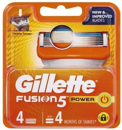 Produktbild Gillette Fusion Power Ersatzklingen 4 Stück Für Männer (4 x)