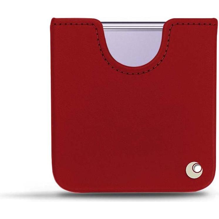 Noreve Lederschutzhülle (Samsung Galaxy Z Flip4), Smartphone Hülle, Rot