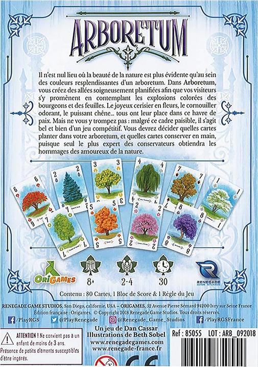 Actual product image Origames Arboretum f (French)