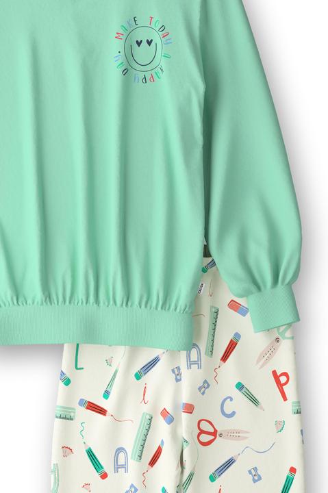 Actual product image Calida Pyjama Kids ABC lindgrün (152, 158)