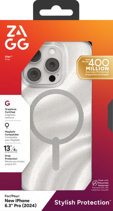Actual product image Zagg MILAN - Cases Snap Apple (Apple iPhone 16 Pro)