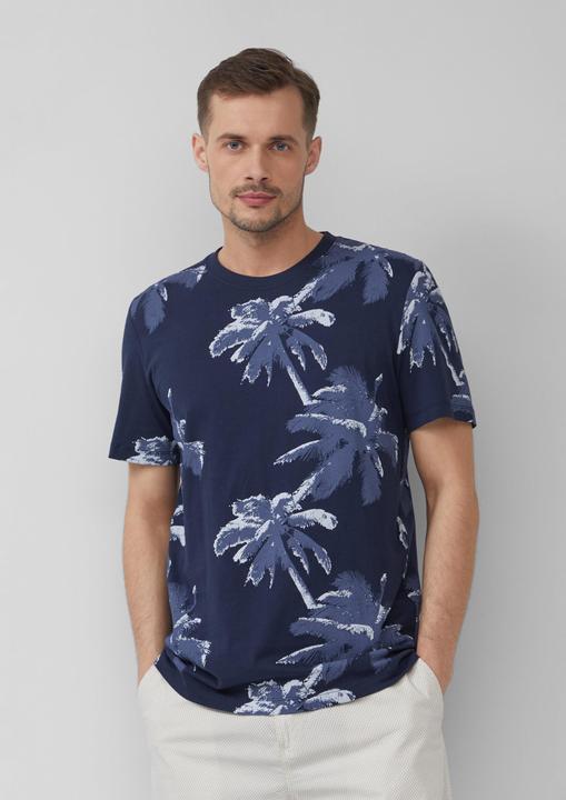 Immagine prodotto S.Oliver T-Shirt T-Shirt aus Baumwolle mit All-over-Print (M)