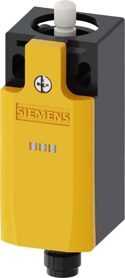 Siemens Interruttore di base Pistone a cupola Custodia in metallo, secondo EN 50047 ASIsafe integrato AS... (M12)