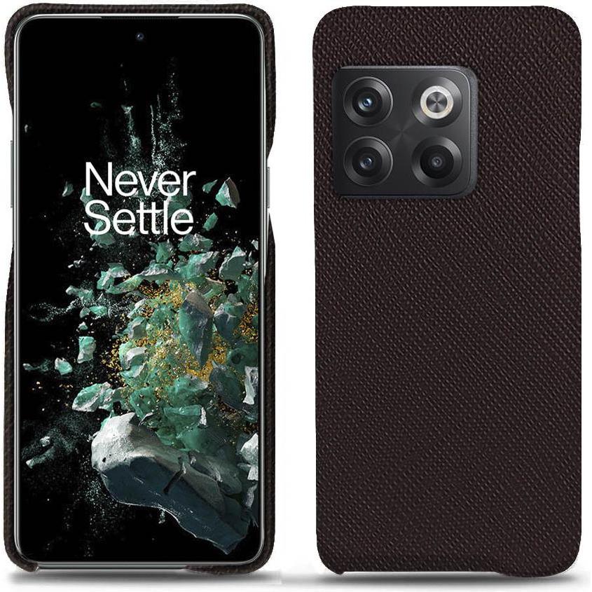 Noreve Lederschutzhülle (OnePlus 10T), Smartphone Hülle, Braun