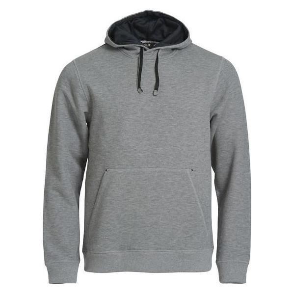 Clique, Herren, Pullover, Hoody, Grau, (L)