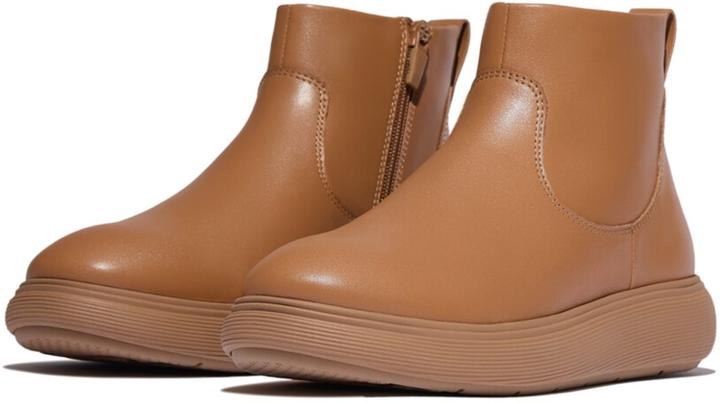 Actual product image Fitflop IQ-Comff Leather Zip Ankle Boots (40)