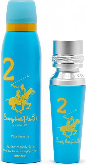 Productafbeelding Beverly Hills Polo Club Femme No.2 50ml Desodorante Spray 175ml (Spuit, 175 ml)