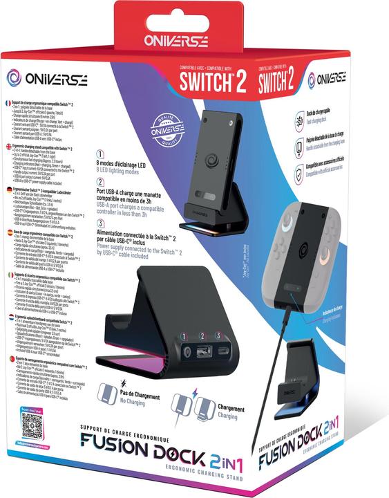 Produktbild Oniverse Ladestation & Stand für Nintendo Switch 2™ - Gaming-Zubehör (Switch 2)