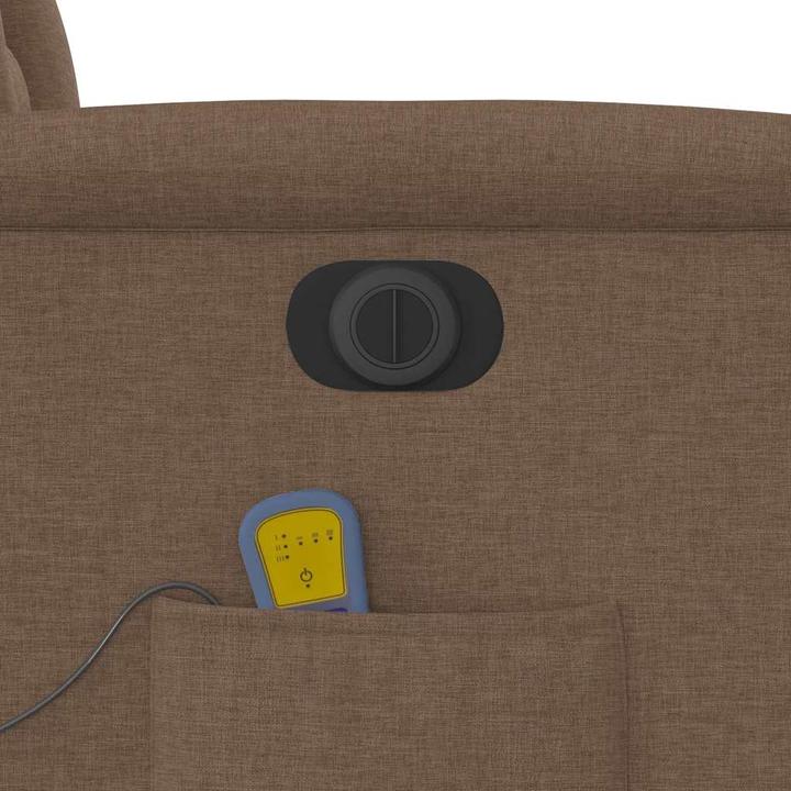 Immagine prodotto vidaXL Sedia da massaggio elettrica in tessuto marrone