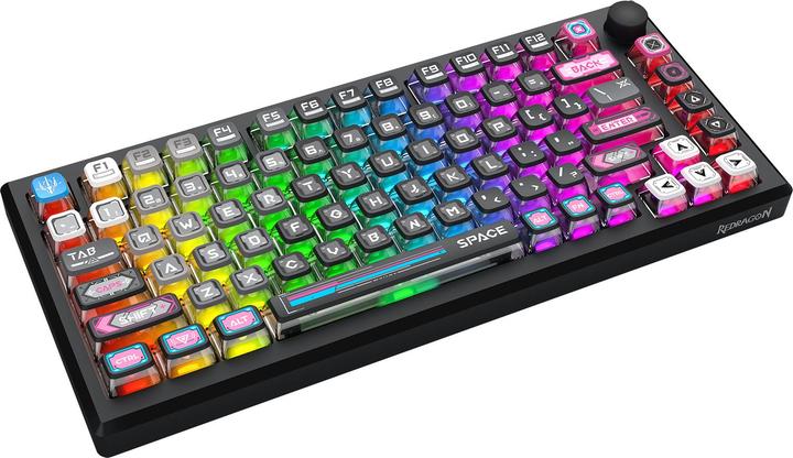 Actual product image Redragon K732MC-RGB-PRO Uranus Pro 82 (US, Wireless, Cable)