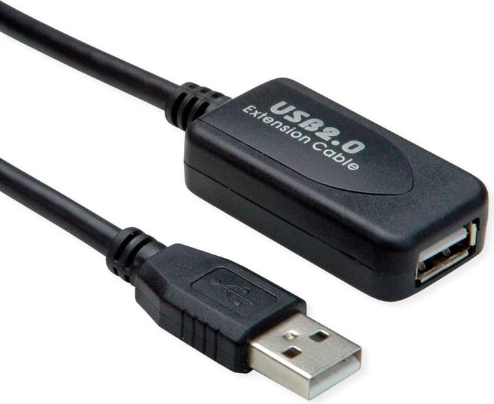 Productafbeelding Value USB 2.0-Kabel, 5 m, aktive Verlängerung (5 m, USB 2.0)