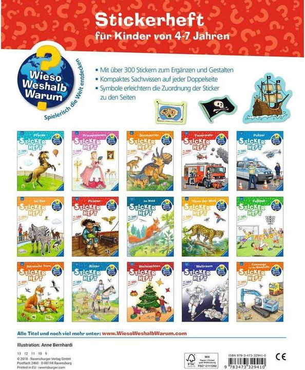 Produktbild Ravensburger Piraten (Deutsch, Anne Bernhardi, 2018)