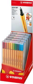 Produktbild STABILO point 88 Fineliner (Mehrfarbig, 20 x)