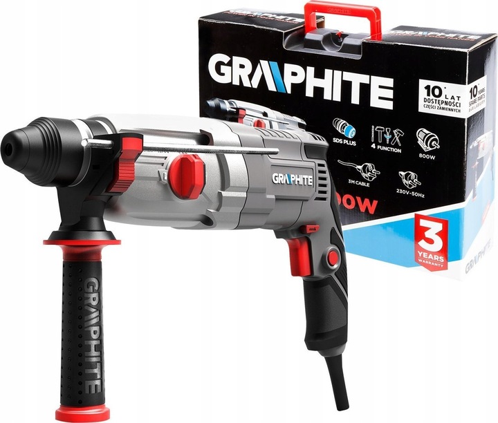 Produktbild No Name SDS+ 800W Bohrhammer Koffer (Netzbetrieb)