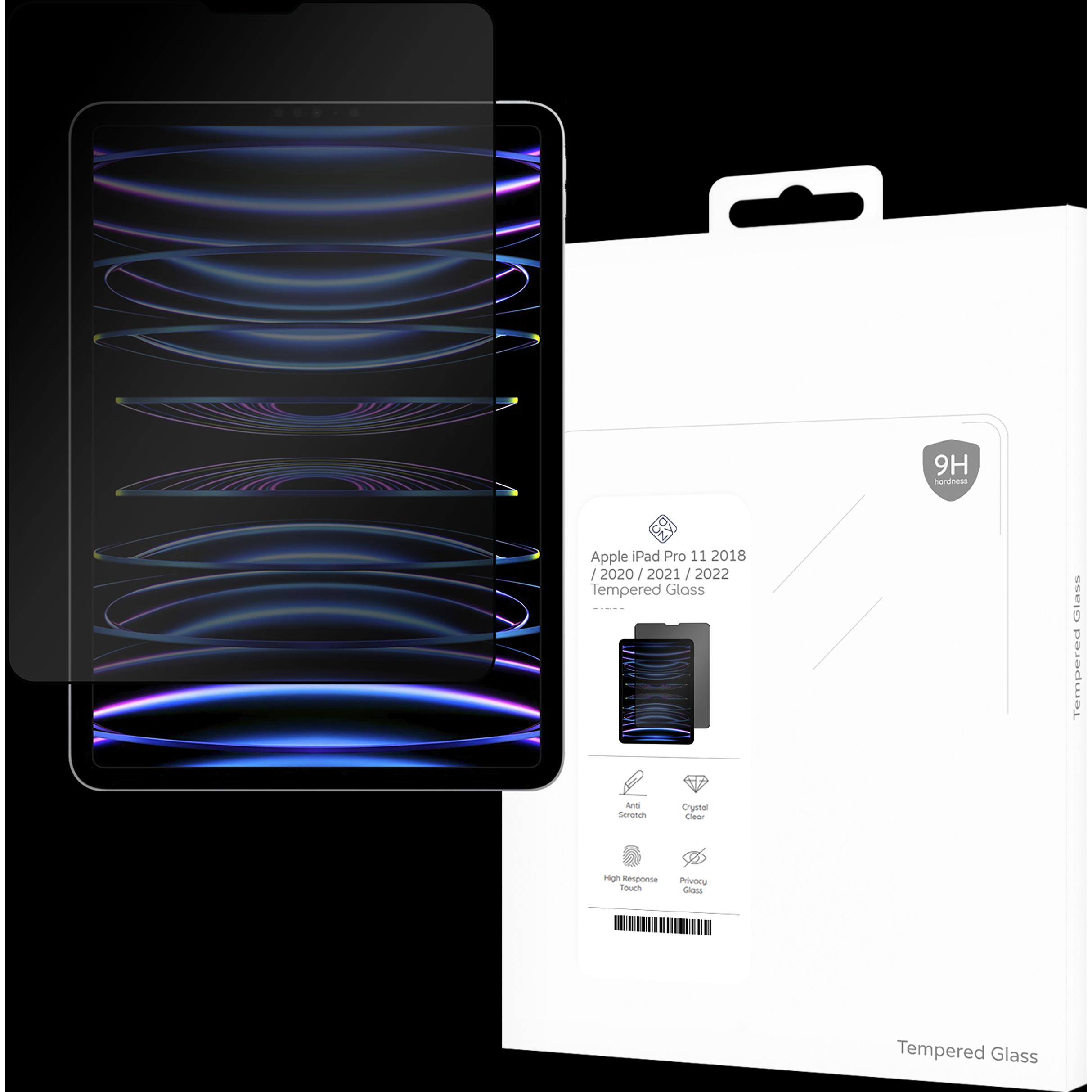 Cazy Privacy Schutzglass Kompatibel mit iPad Pro 11 2022 4th (Gen)/Pro 11 2021 (3rd Gen)/Pro 11 2020 (2nd (1 Stück, iPad...