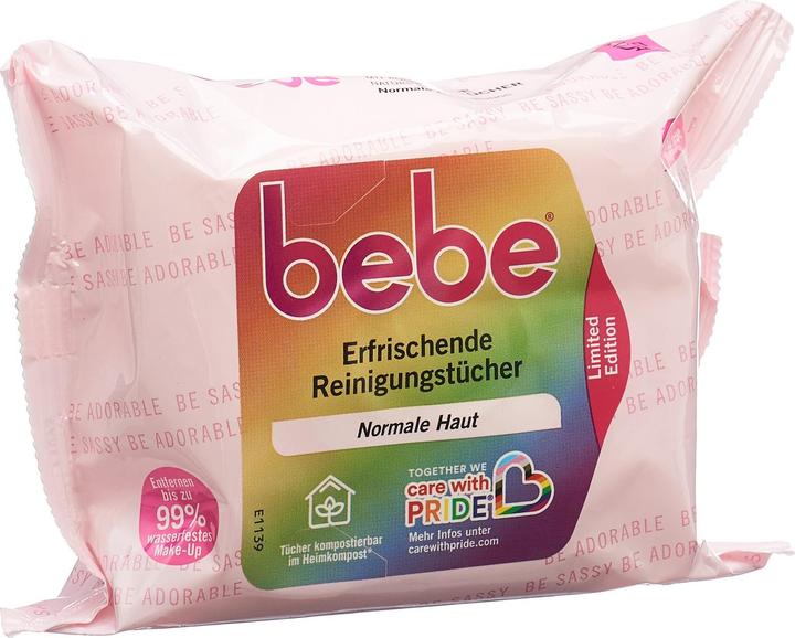 Actual product image Bebe Cleansing wipes 25s, Refreshing (Cleaning cloths, 520 ml)