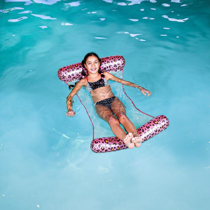 Image du produit Swim Essentials Hamac à eau 1cm Rose Léopard