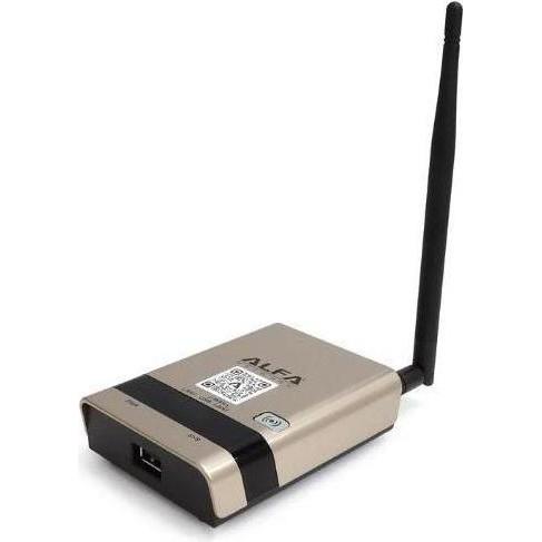 Alfa Network 11n 2x2 2.4GHz Router USB-Anschluss, Router, Nero