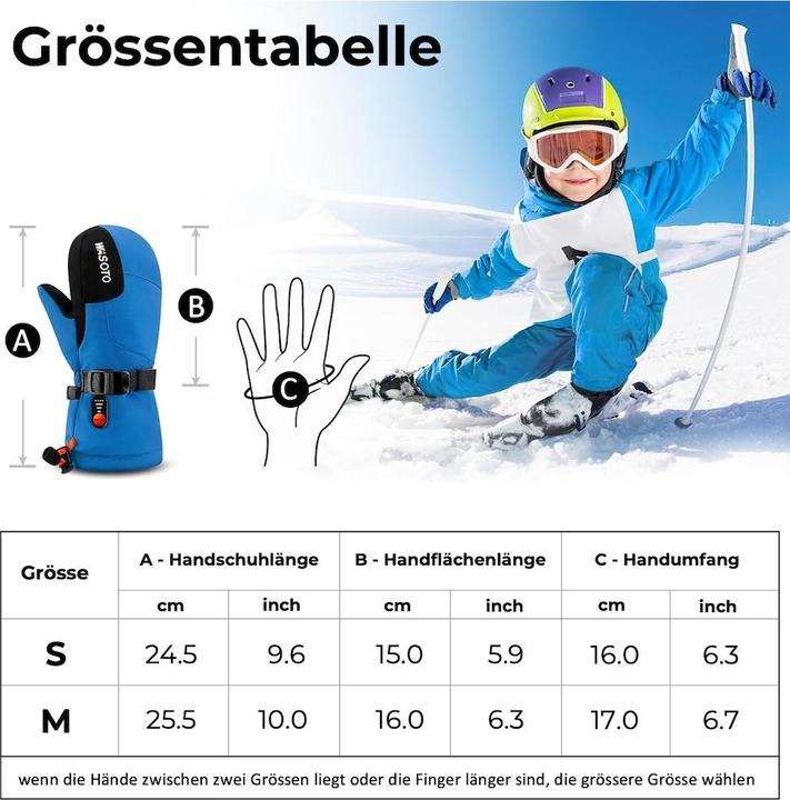 Produktbild Kiwikā Heizhandschuhe Kids (M)