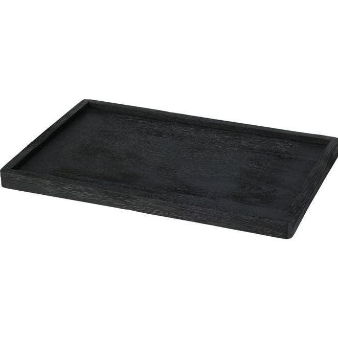 AM/63, Tablett, Holztablett - schwarz - ca. 30 cm