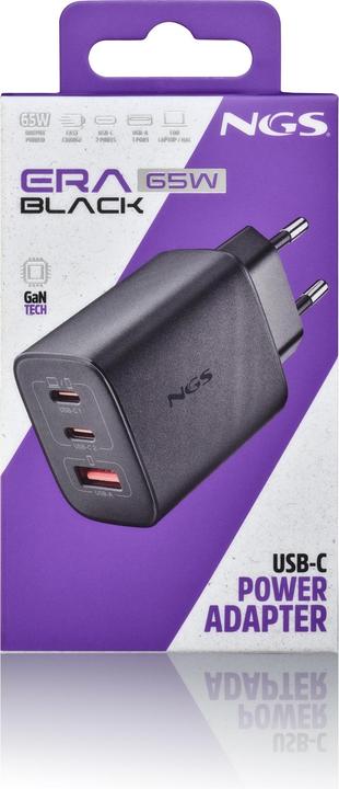 Productafbeelding NGS ERA 65W BLACK (65 W, 3 ports)