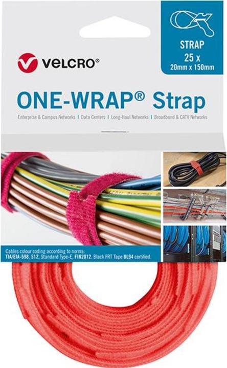 Image du produit Velcro brand One-Wrap Strap (Serre-câbles velcro, 200 mm, 25 pcs)