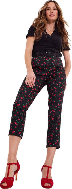 Actual product image Joe Browns Cherry Print Capri Trousers (42)