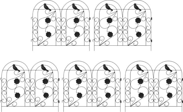 Produktbild vidaXL Gartenumzäunung