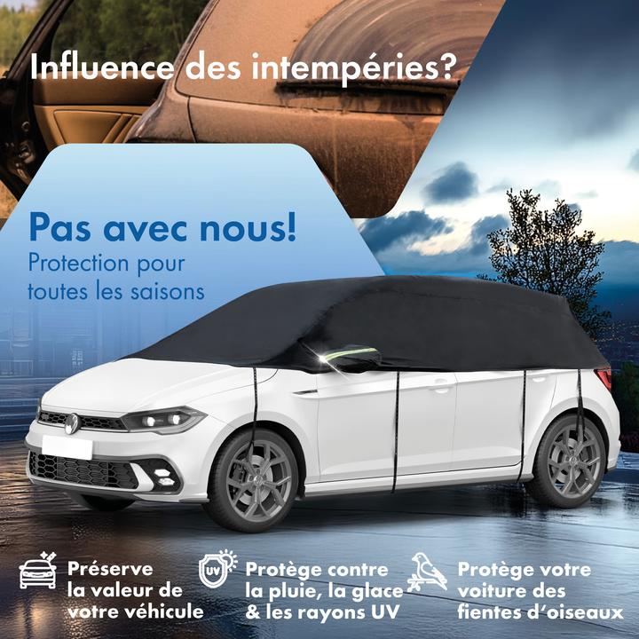 Immagine prodotto Walser Telone per auto All Weather, telone per auto metà garage taglia 5 estate nero