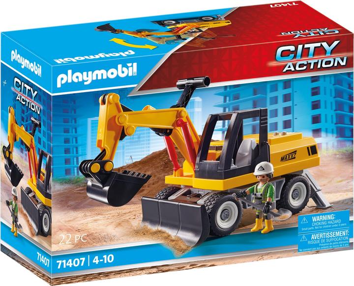 Actual product image Playmobil Excavator (71407, Playmobil City Action)