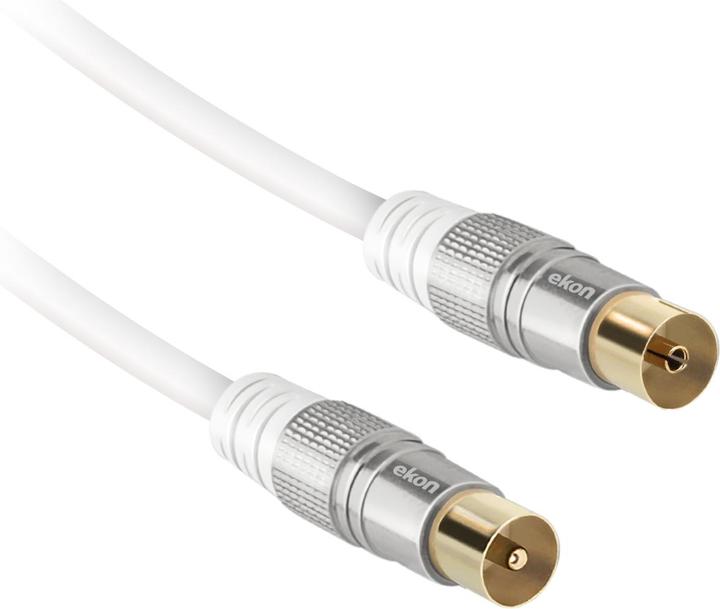 Actual product image Ekon Satellite aerial cable with ferrite core, 90dB (Antenna cable)