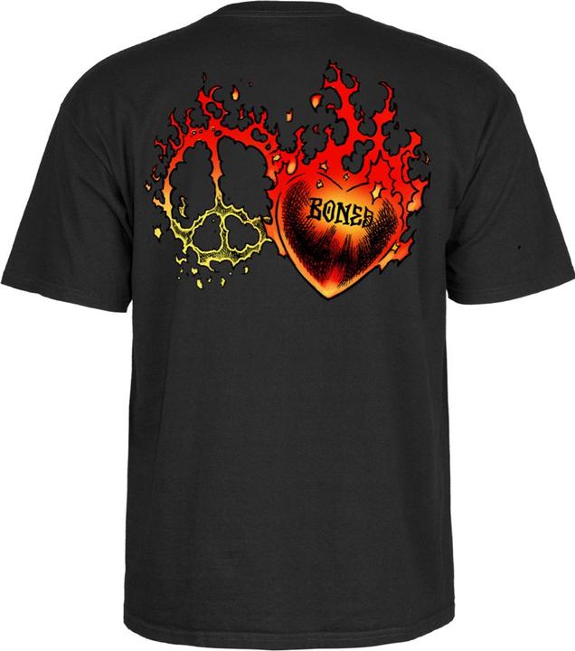 Actual product image Bones Wheels Heart & Soul T-Shirt (XL)