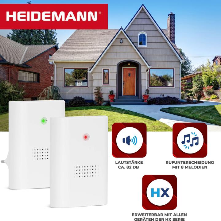 Image du produit Heidemann Set de carillon sans fil HX Twin (Funk)