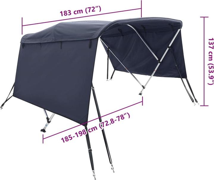 Actual product image vidaXL Bimini-Top