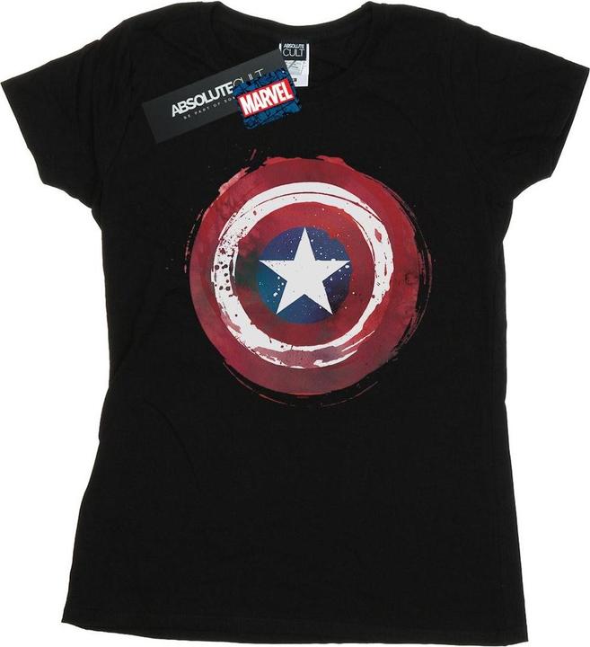 Produktbild Captain America Splatter Shield TShirt (XL)