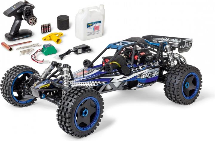 Carson 1:5 Wild GP Attack 2.4G 100% RTR bleu (RTR Prêt à fonctionner)