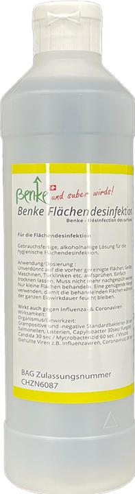 Actual product image Benke Surface disinfectant - Swiss Made - 500ml
