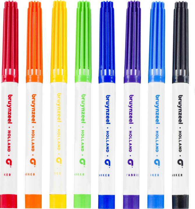 Produktbild Bruynzeel Textilmarker (8x)