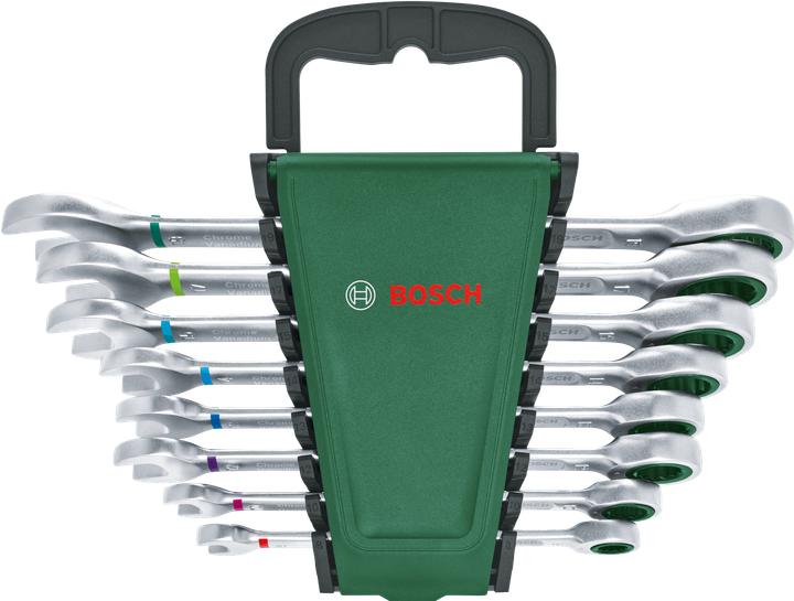 Produktbild Bosch Home & Garden Schraubenschlüssel mit Ratsche Set 8-teilig