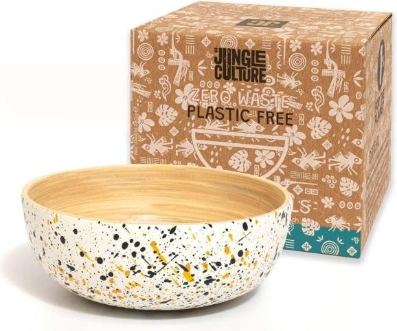 Produktbild Jungle Culture Bambus Snack & Dip Schalen | Holzschalen in weiss (15 cm Durchmesser) (15 cm, 1 x)