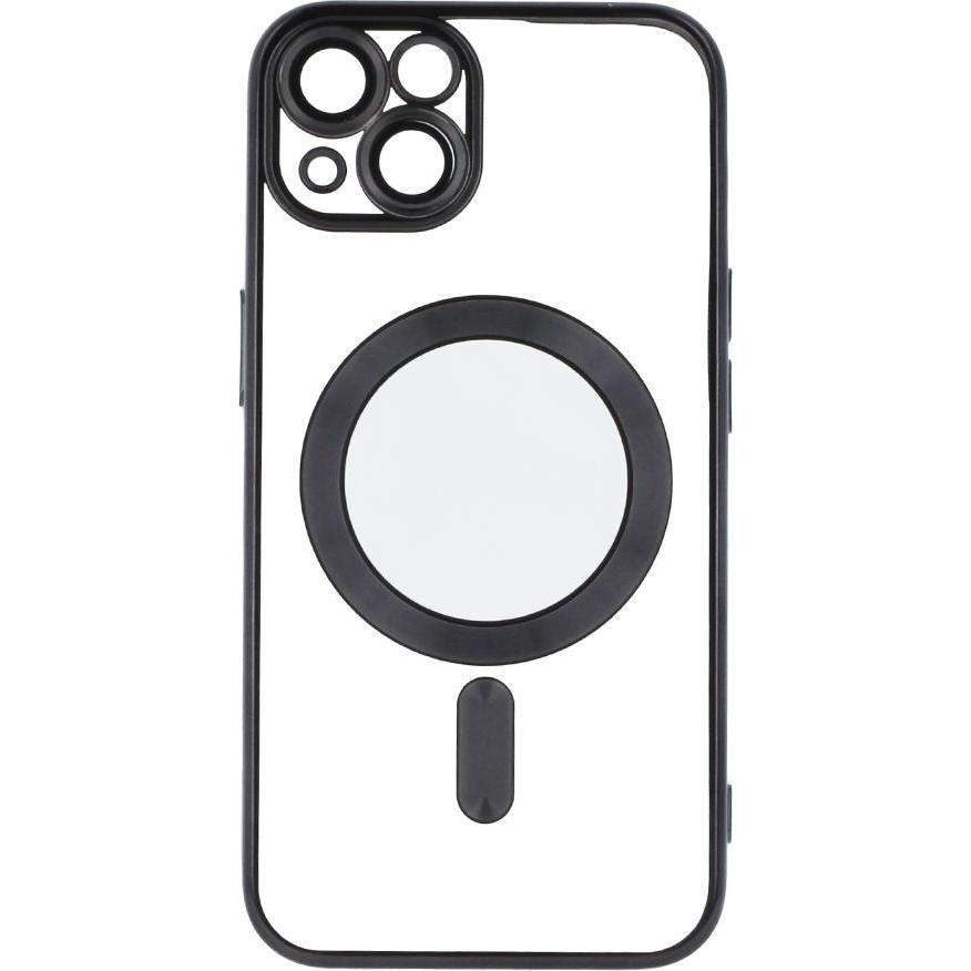 OEM Color Chrome Mag case for Xiaomi Redmi 15C 4G EU / 15C 5G EU (173.16 x 81.06 x 8.2 mm) black (Xiaomi Redmi 15 5G), Cover smartphone, Nero, Traspar