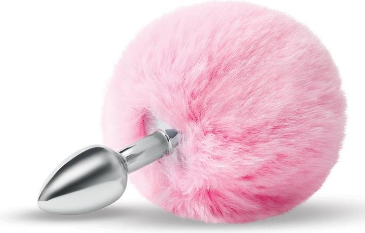 Xgen Products whipsmart 3 inch fluffy bunny metal plug with pink tail