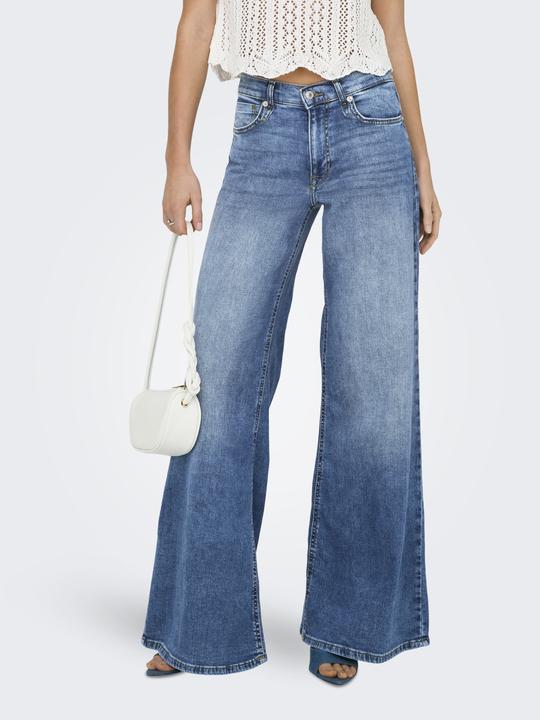 Produktbild Only ONLCALIFORNIA Mittlere Taille Weiter Beinschnitt Jeans Jeans mit weitem Bein (W29/L32)