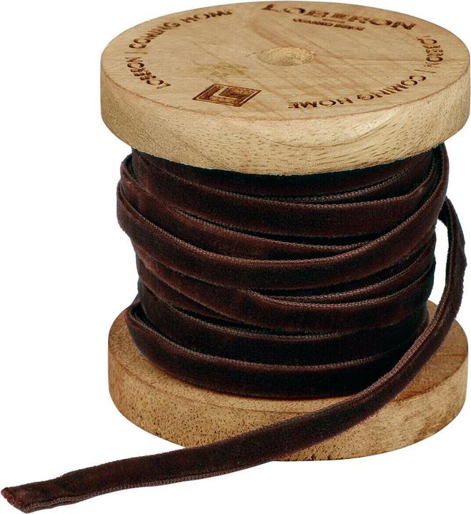 Actual product image Loberon Samtband Olessa braun (1x)